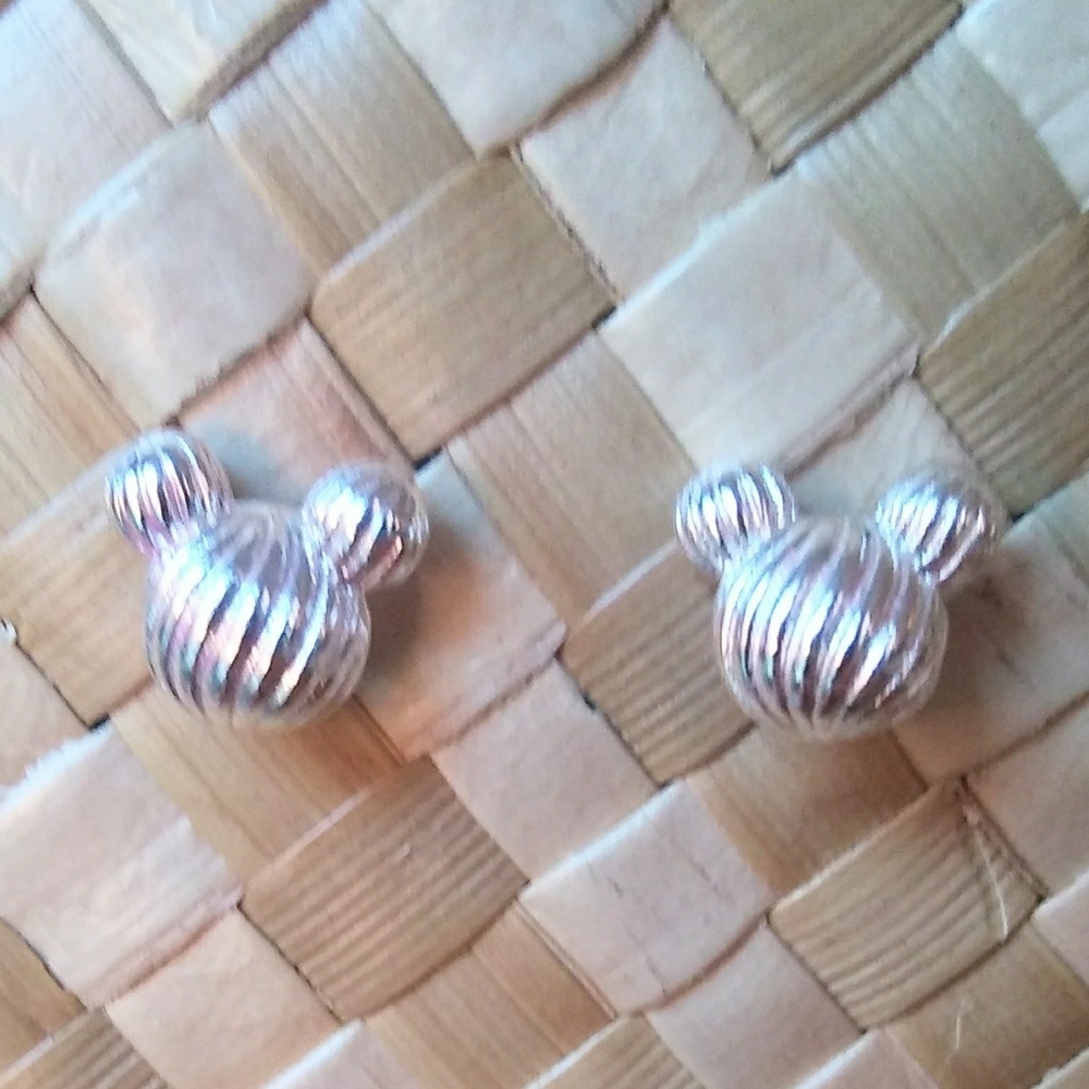 Swirled Mickey Earrings